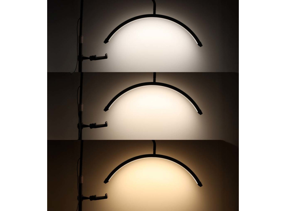 Kozmetická beztieňová LED lampa - čierna