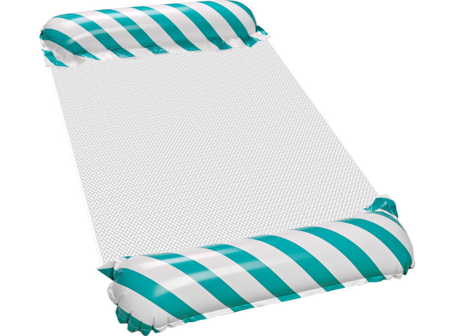 Nafukovací plážový matrac hojdacia sieť vodné ležadlo kreslo bazén modrá