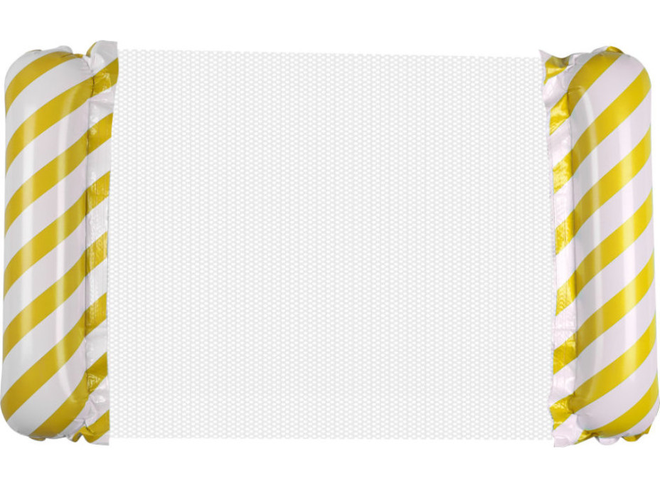 Nafukovací plážový matrac - bazénové kreslo - žlté