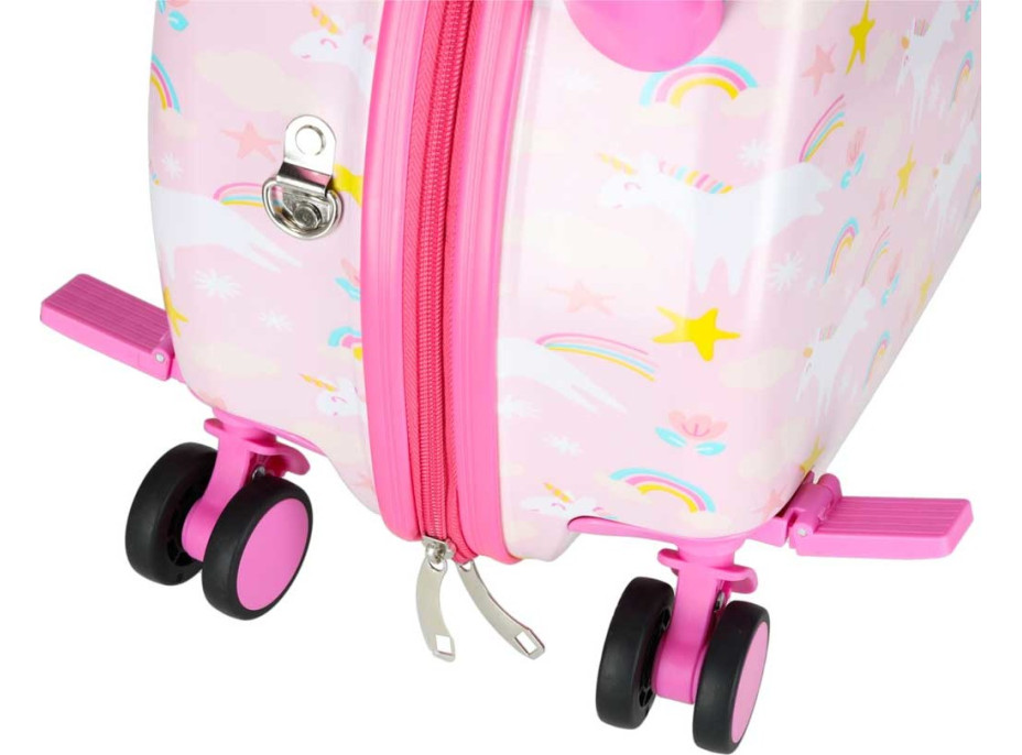 Detský cestovný kufor na kolieskach - Jednorožec