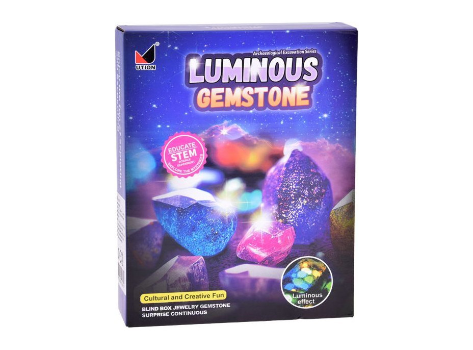 JOKOMISIADA Archeologická sada: Hľadanie svietiacich (fluorescenčných) kameňov