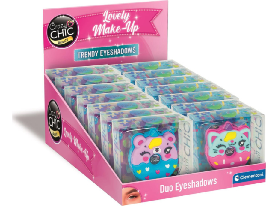 CLEMENTONI Crazy Chic Beauty: Očné tiene Donut 1ks (mix)