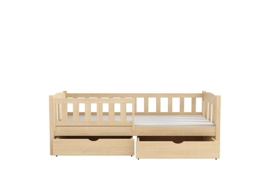 Detská posteľ z masívu borovice BEN so šuplíkmi - 180x80 cm