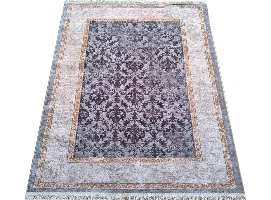Kusový koberec HONOR New - Baroque - tmavo šedý/sivý