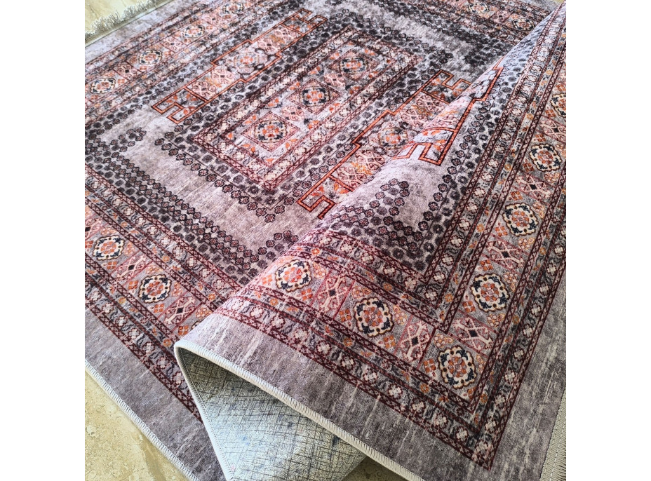 Kusový koberec HONOR New - Etno - šedý