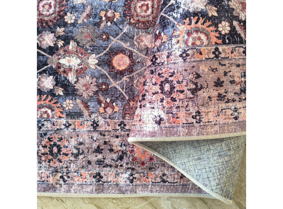 Kusový koberec HONOR New - Fragments - hnědý/šedý