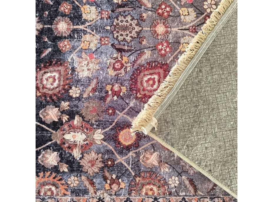 Kusový koberec HONOR New - Fragments - hnedý/sivý