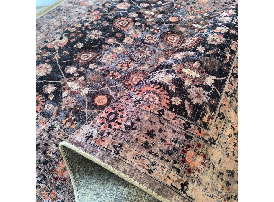 Kusový koberec HONOR New - Fragments - hnedý/sivý