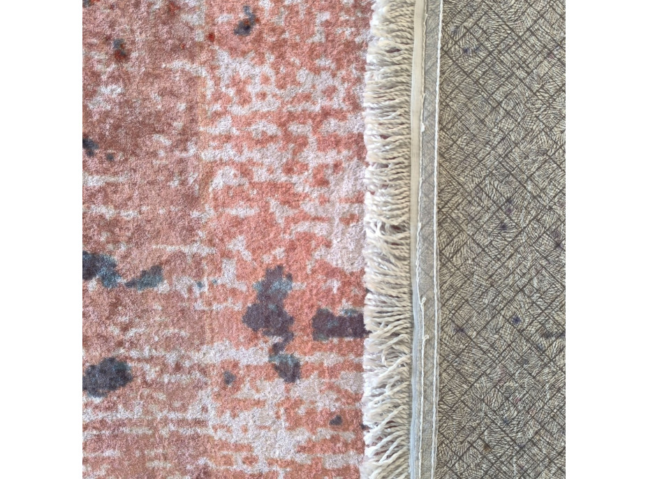 Kusový koberec HONOR New - Mist - červený/sivý