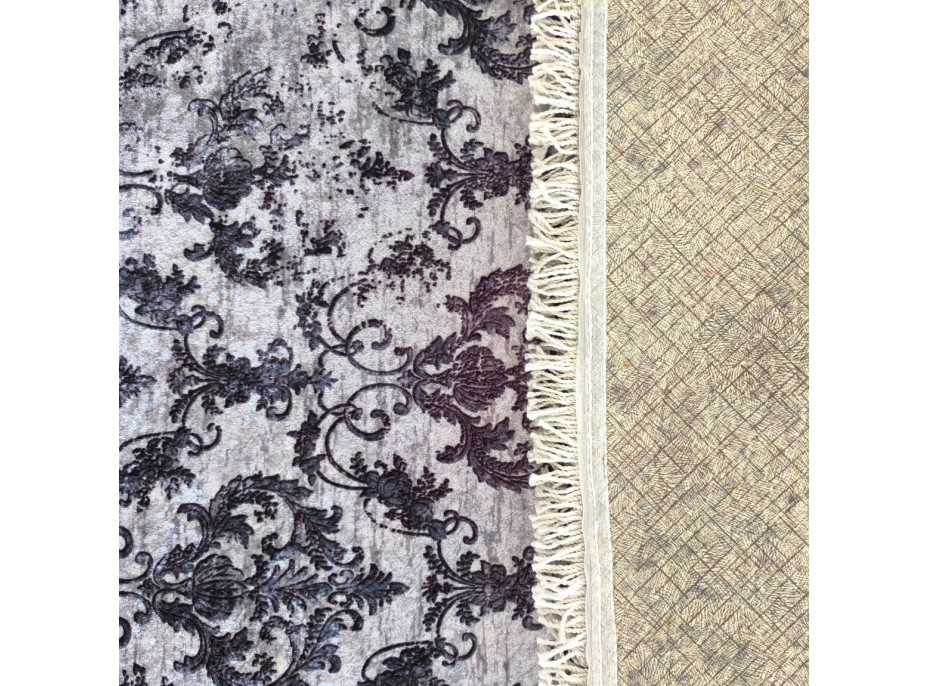 Kusový koberec HONOR New - Baroque - tmavo šedý/sivý