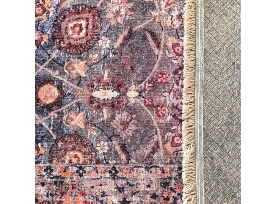 Kusový koberec HONOR New - Fragments - hnedý/sivý