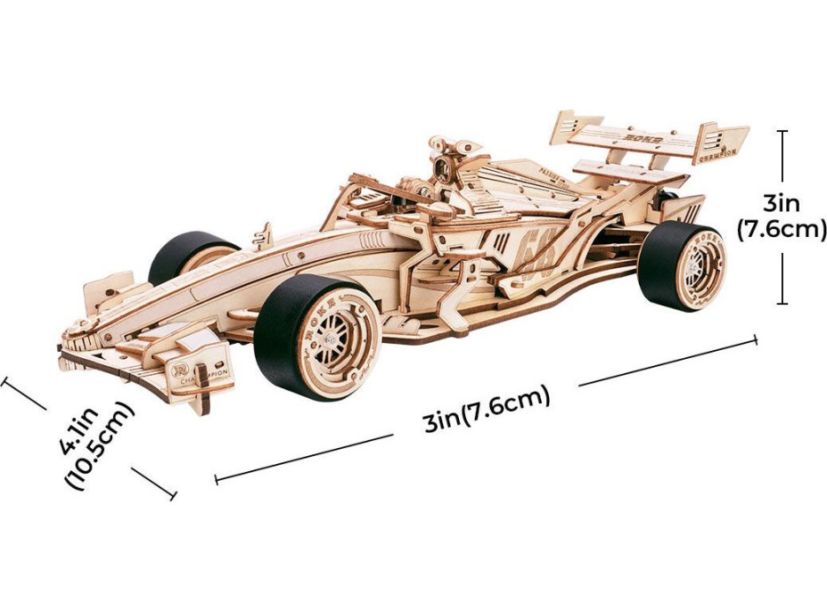 ROBOTIME Roker 3D drevené puzzle Formula 247 dielikov