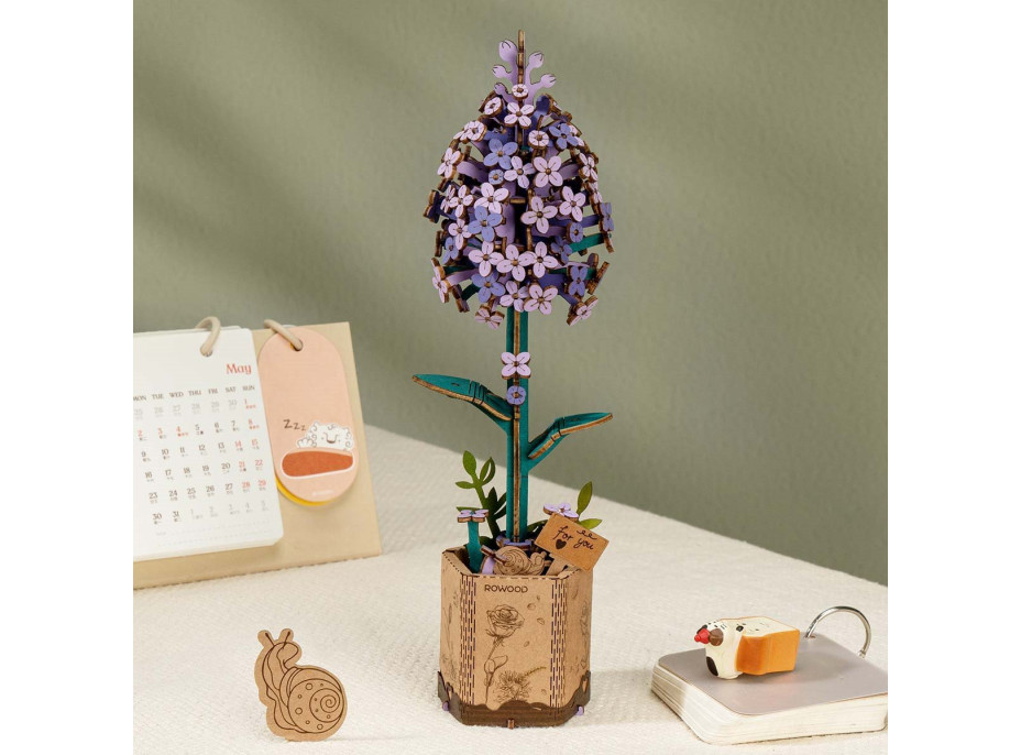 ROBOTIME Rowood 3D drevené puzzle Orgován 154 dielikov