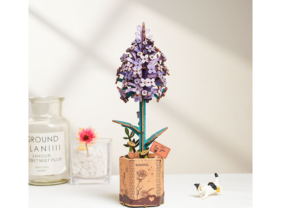 ROBOTIME Rowood 3D drevené puzzle Orgován 154 dielikov