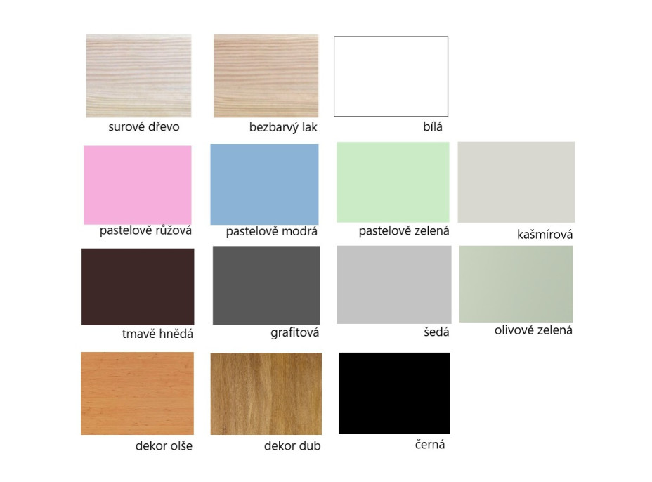 Detská poschodová posteľ z masívu borovice KAREL so šuplíkmi - 200x90 cm