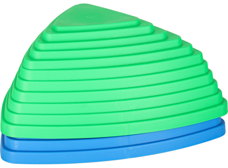 Senzorický Montessori chodník Riečne kamene pre tréning rovnováhy 11 prvkov - farebná