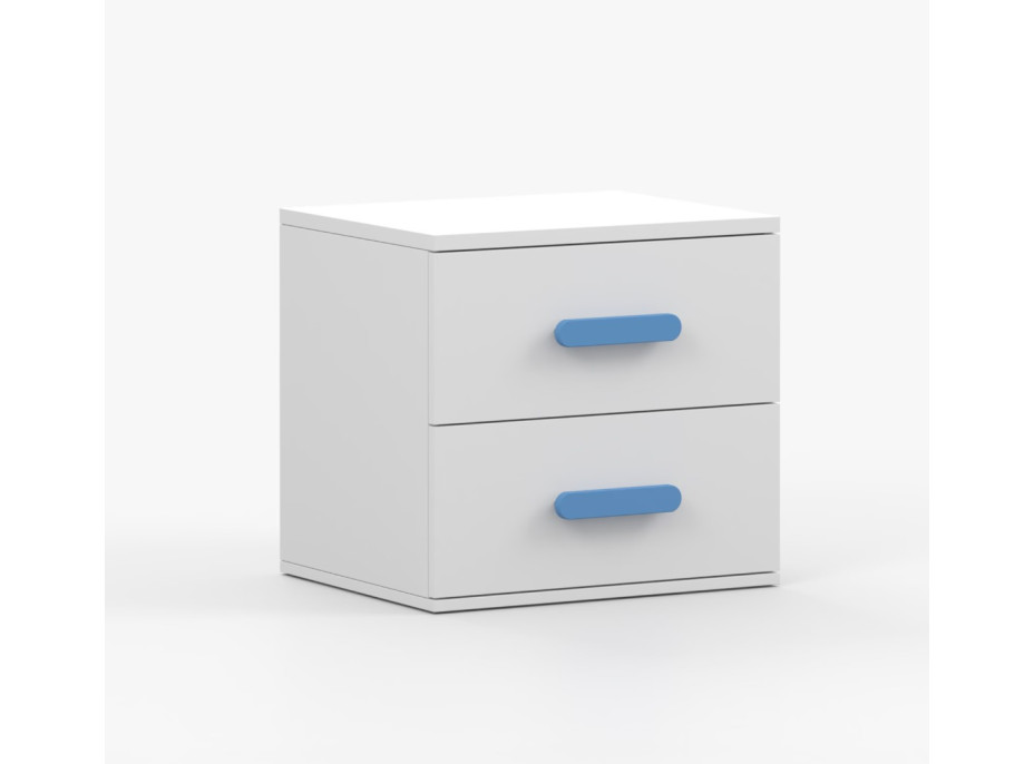 Nočný stolík SMYK - biely (viac variant)