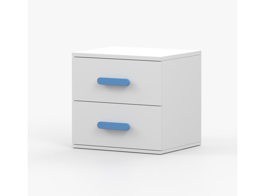 Nočný stolík SMYK - biely (viac variant)