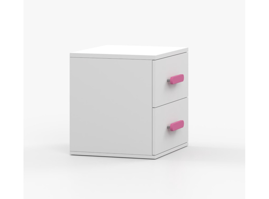 Nočný stolík SMYK - biely (viac variant)