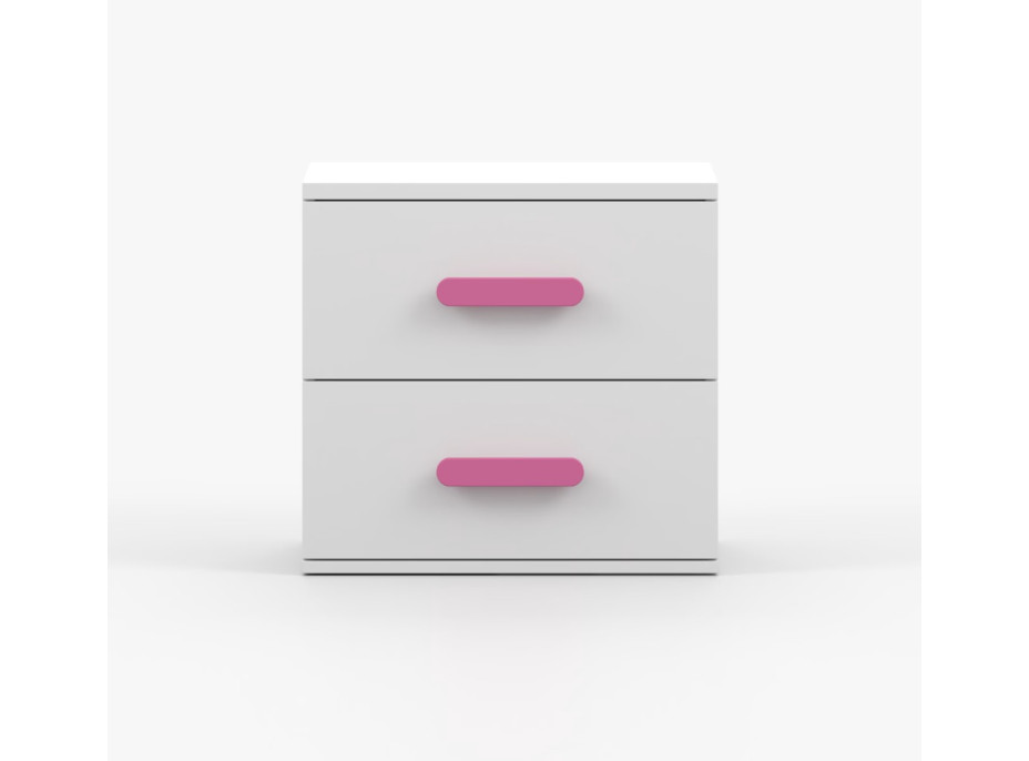 Nočný stolík SMYK - biely (viac variant)