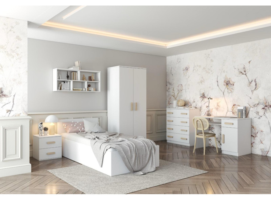 Regál SMYK - biely (viac variant)