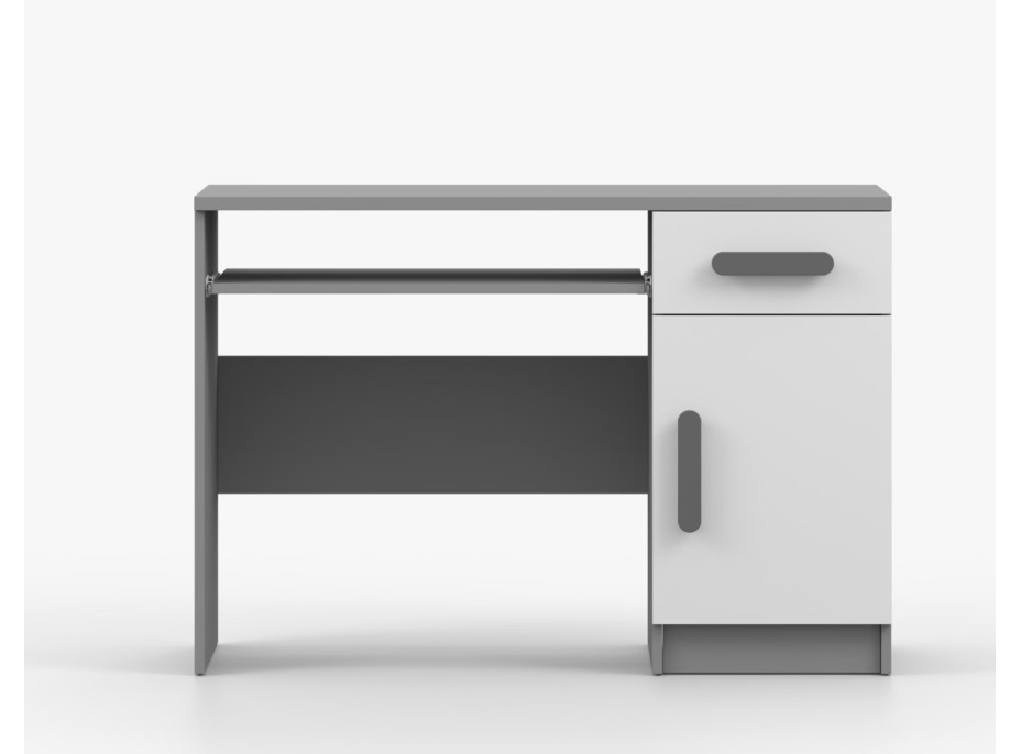 Písací stôl SMYK - šedý/biely (viac variant)