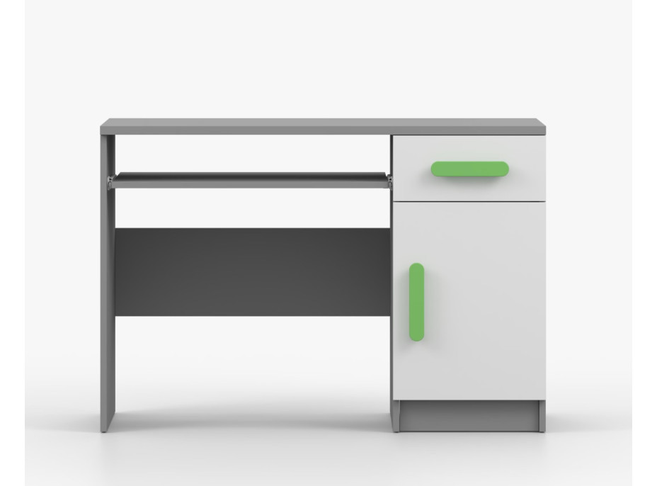 Písací stôl SMYK - šedý/biely (viac variant)
