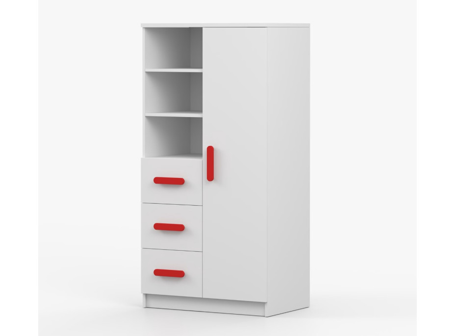Regál SMYK - biely (viac variant)