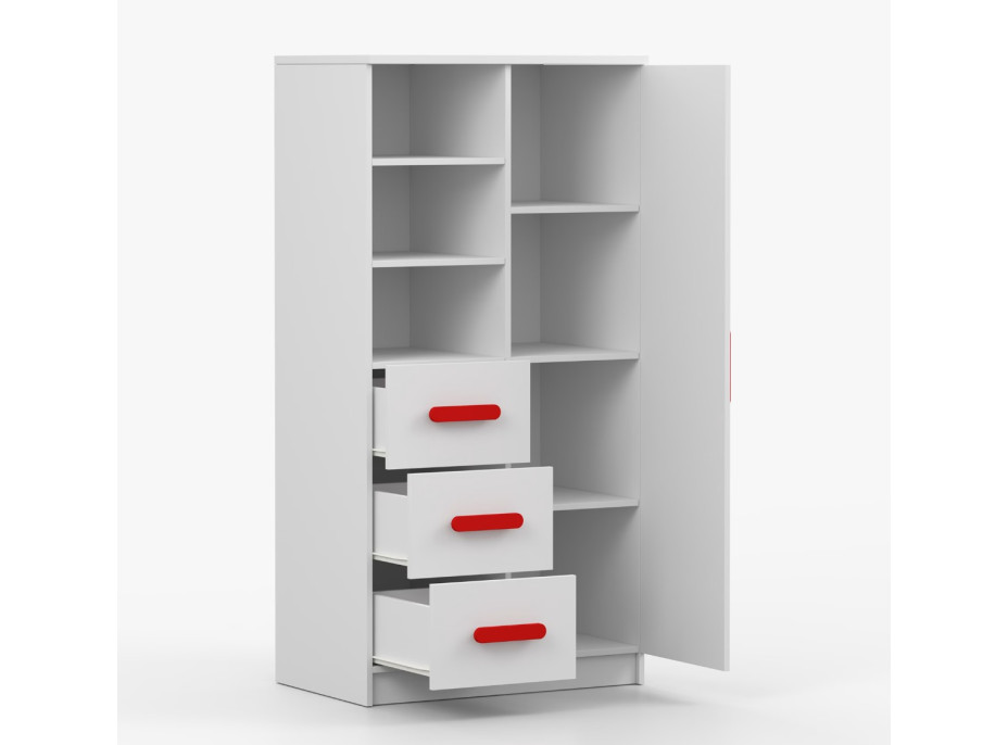 Regál SMYK - biely (viac variant)