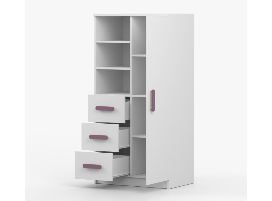 Regál SMYK - biely (viac variant)