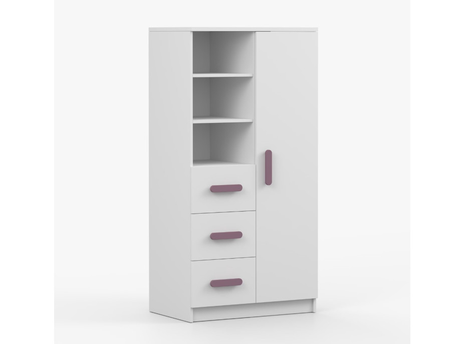 Regál SMYK - biely (viac variant)