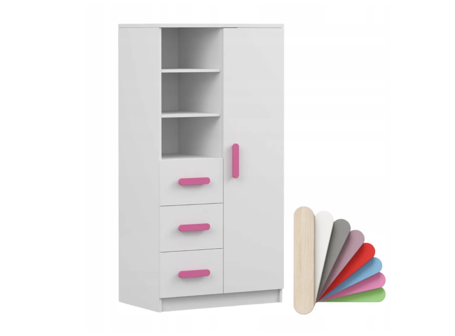 Regál SMYK - biely (viac variant)