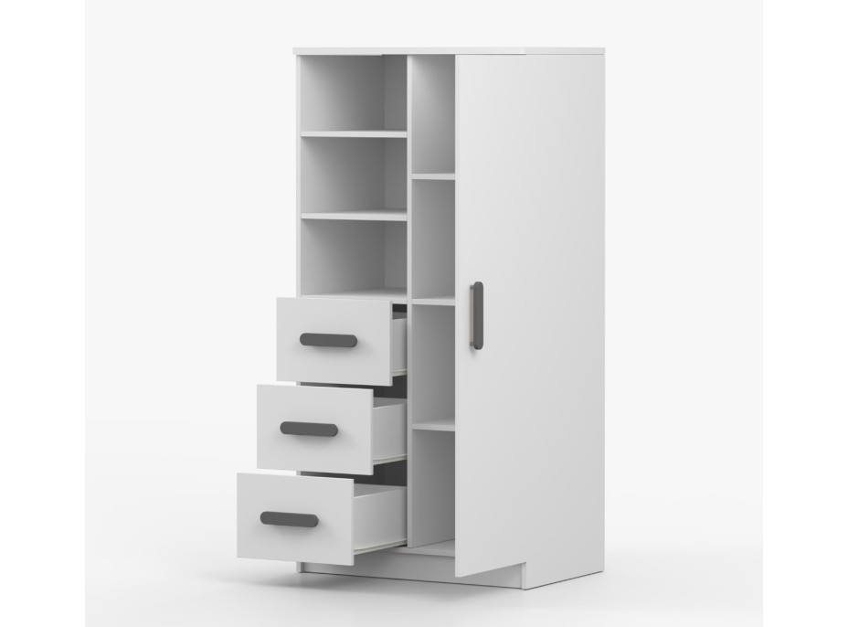 Regál SMYK - biely (viac variant)
