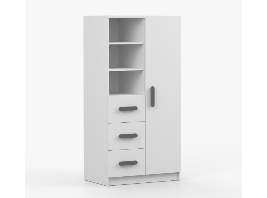 Regál SMYK - biely (viac variant)