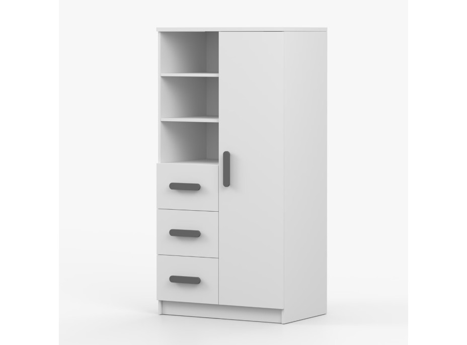 Regál SMYK - biely (viac variant)