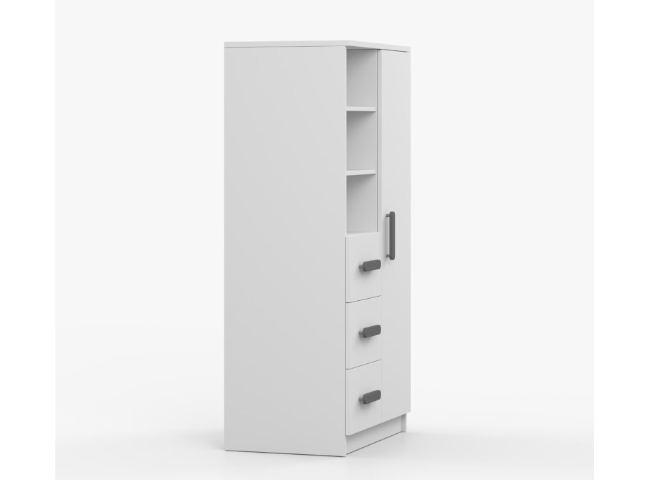 Regál SMYK - biely (viac variant)