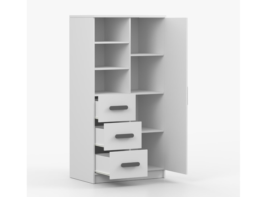 Regál SMYK - biely (viac variant)