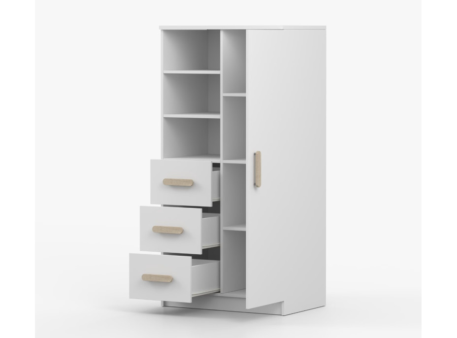 Regál SMYK - biely (viac variant)