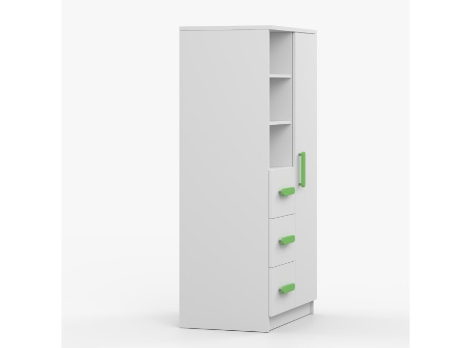 Regál SMYK - biely (viac variant)