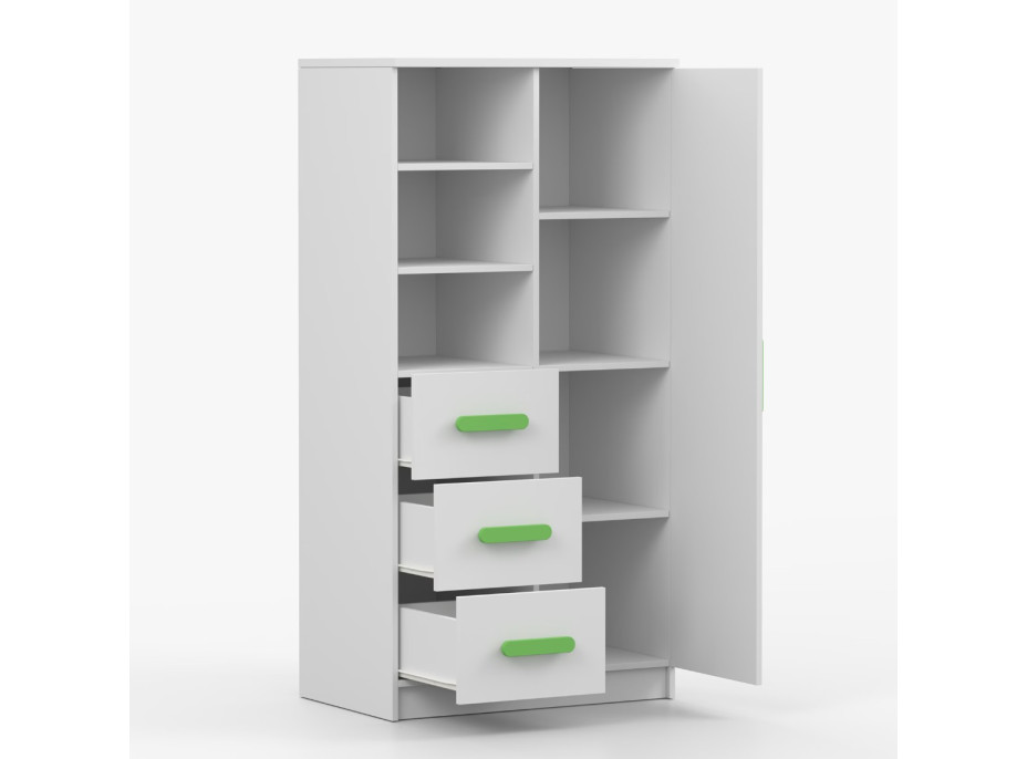 Regál SMYK - biely (viac variant)