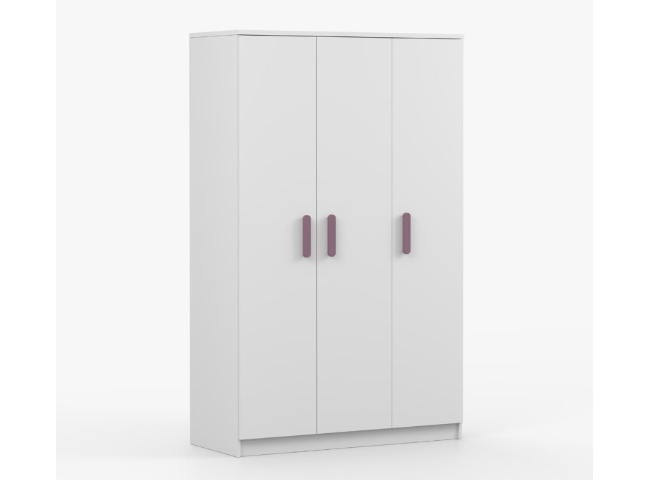 Šatníková skriňa SMYK 120 - biela (viac variant)