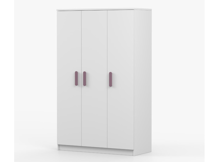 Šatníková skriňa SMYK 120 - biela (viac variant)