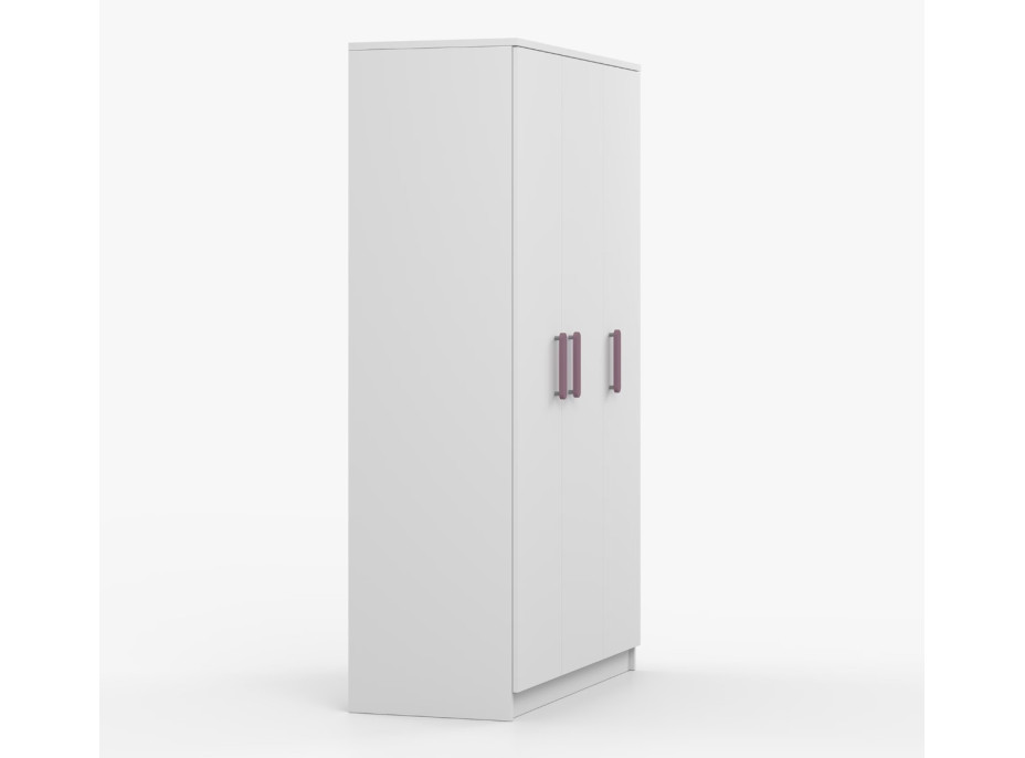 Šatníková skriňa SMYK 120 - biela (viac variant)