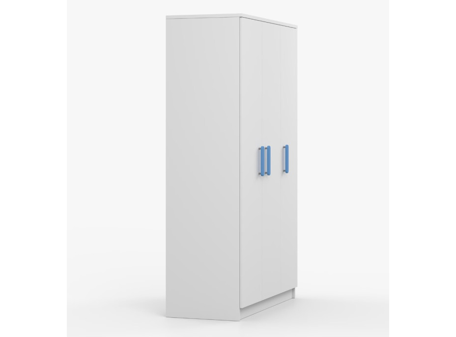 Šatníková skriňa SMYK 120 - biela (viac variant)