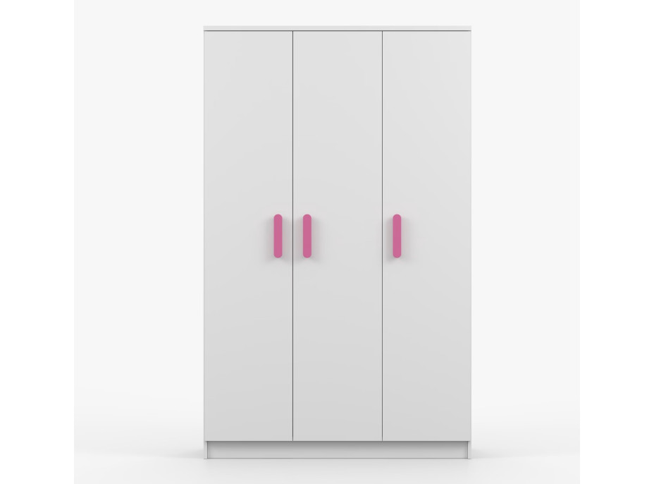 Šatníková skriňa SMYK 120 - biela (viac variant)