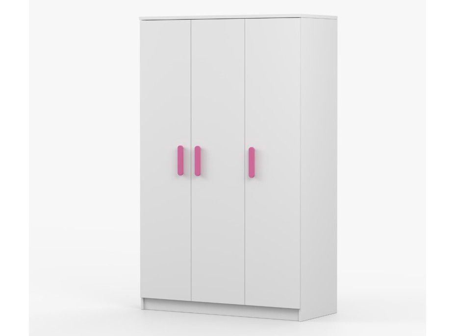 Šatníková skriňa SMYK 120 - biela (viac variant)