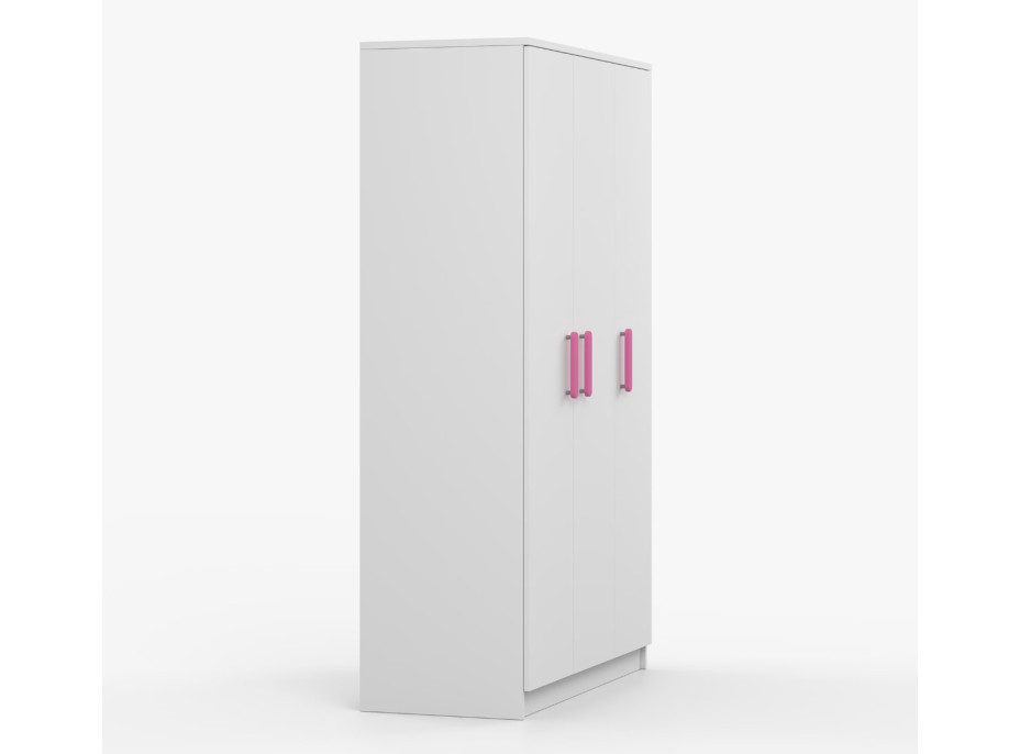 Šatníková skriňa SMYK 120 - biela (viac variant)