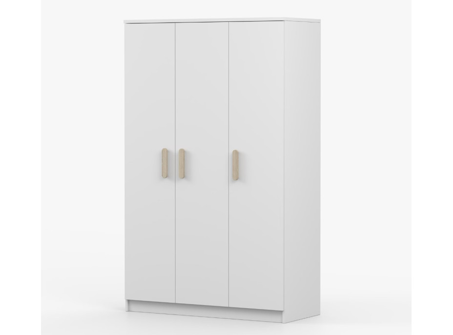 Šatníková skriňa SMYK 120 - biela (viac variant)