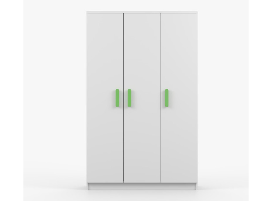 Šatníková skriňa SMYK 120 - biela (viac variant)