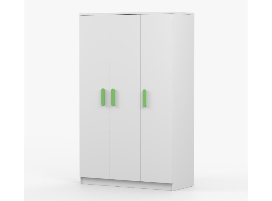 Šatníková skriňa SMYK 120 - biela (viac variant)